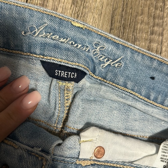 American Eagle Cutoff Stretch Denim Shorts - Picture 4 of 4